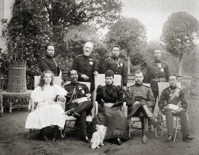 Familles royales de Russie et de Siam, 1896 - Russian Photographer